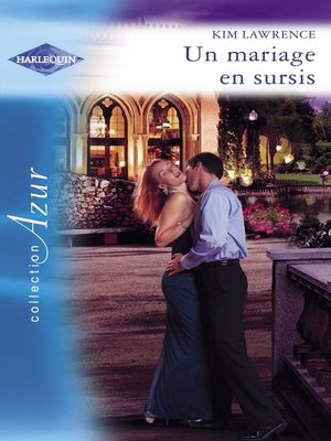 cover image of Un mariage en sursis (Harlequin Azur)